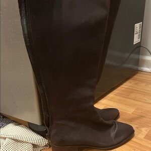 Brown Dolce Vita Knee-High Leather Boots